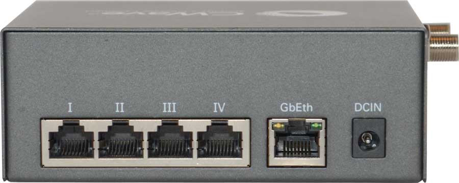 CWave Ethernet over Coax Unit – Rear View