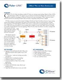 CWave Pro IPVS For Video Surveillance Product Brief