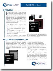 Pulse-LINK CWave 3100 Chipset Product Brief